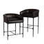 Osbourne Upholstered Stool with Metal Frame-575805096