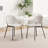 Set of Four Upholstered Dining Chairs with Curved Backrest, Ideal for Mid - Century Modern Dining Rooms and Multi - functional Use-1304899925