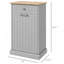 Armoire poubelle de cuisine multifonctionnelle inclinable avec grand rangement et sécurité, idéale pour économiser de l'espace et pour protéger vos animaux de compagnie-118512204