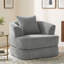 Fauteuil demi-tonneau d'appoint convertible surdimensionné rembourré-884801906