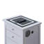 Table de chevet 3 tiroirs blanche