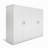 White Multi-Purpose Utility Storage Cabinet (2-Piece Set)-1395457298