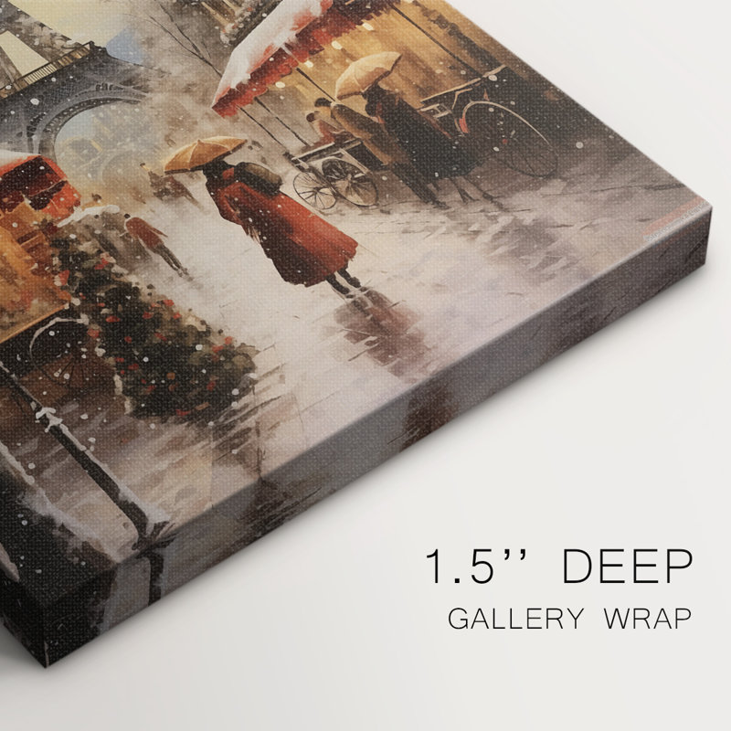 Christmas Holiday Art - Gallery Wrapped Canvas DLII, 24" H x 16" W