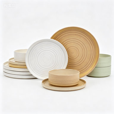 Zaiden Stoneware Dinnerware Set, Assorted 