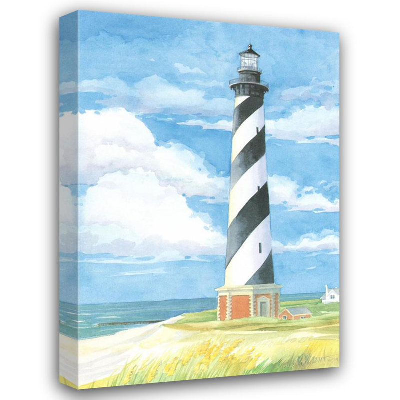 Lighthouse Cape Hatteras NC, 18" H x 12" W