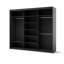3 Door Manufactured Wood Wardrobe