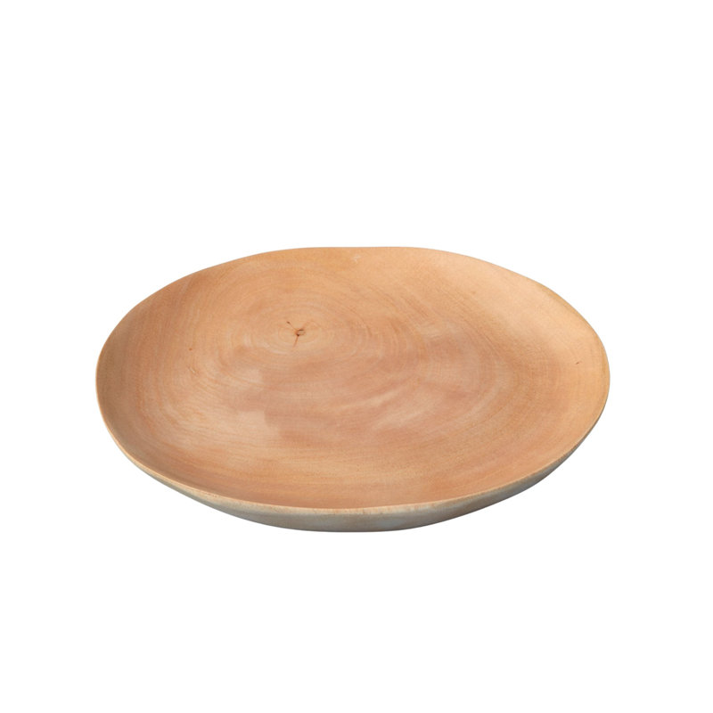Assiette en bois Kiln Mango, moyen