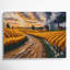 Art mural sur toile brune «USA State Indiana»-1489879216