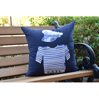 Nantucket Outdoor Reversible Throw Pillow