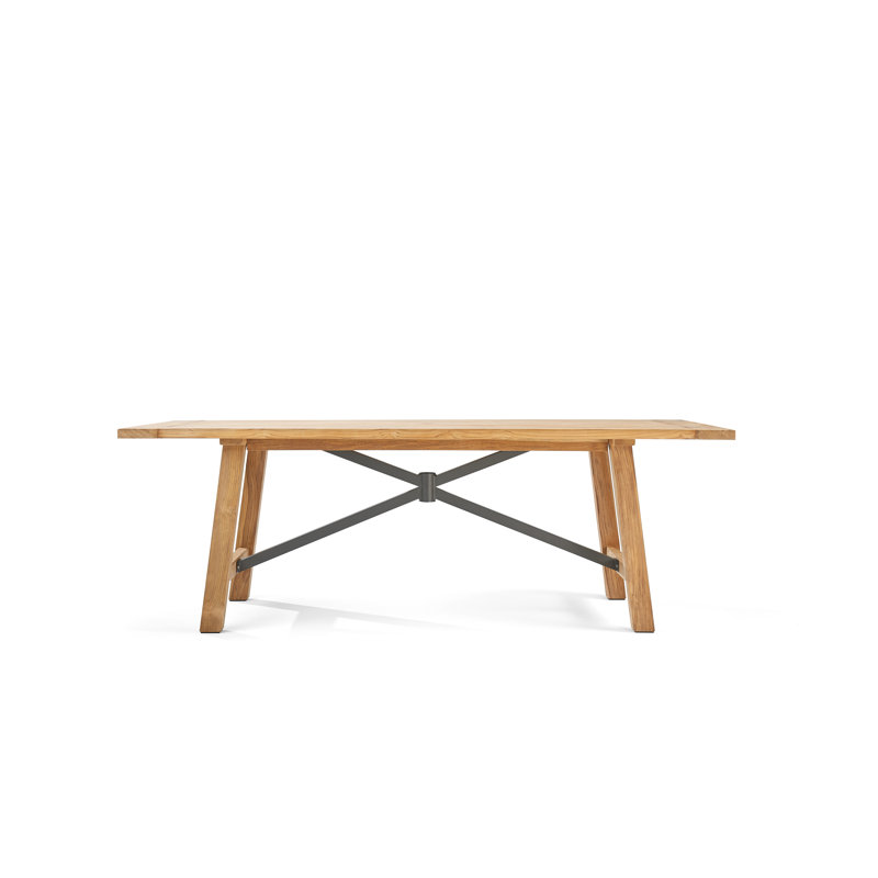 Truss Outdoor Teak Dining Table