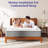 12" queen mattress pillow top hybrid mattress memory foam medium firm, CertiPUR-US, SGS Certified-1756794264