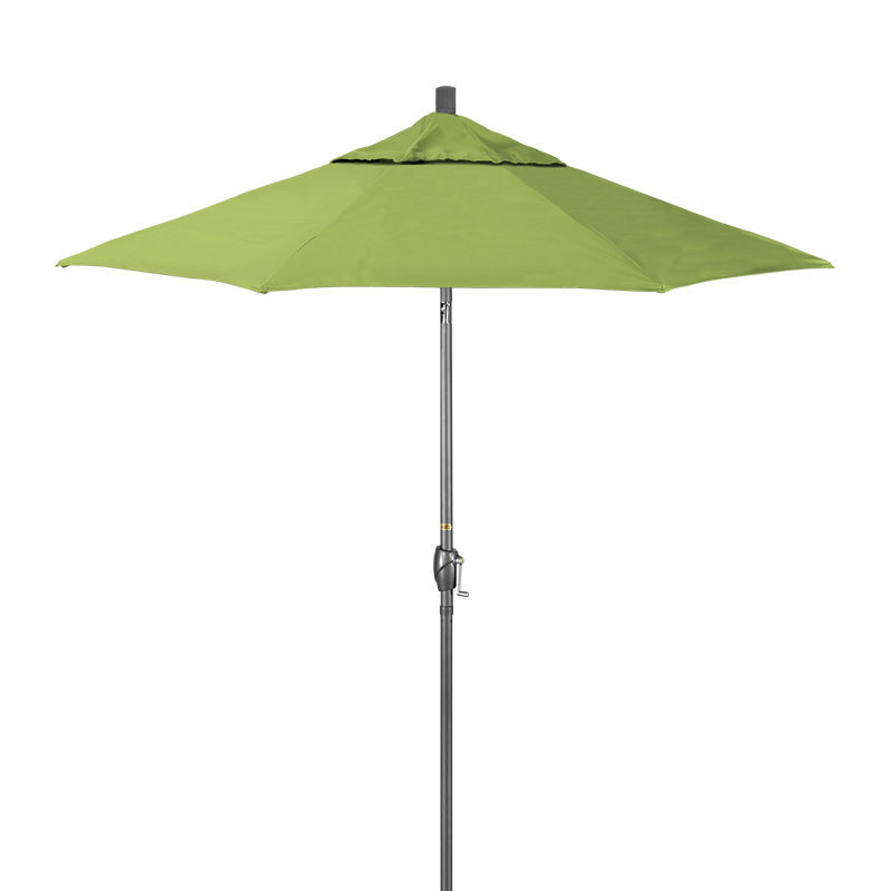 Parasol de marché 7,5', Gris, Spectre Sunbrella® coriandre, Sunbrella®