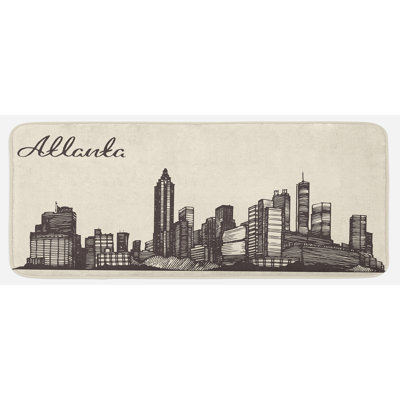 Lucresha Polyester Kitchen Mat