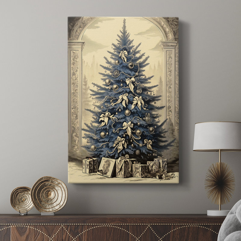 Art de Noël de Noël CDXCVI - galerie Cavas sur mesure, H 12 po x l 8 po