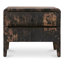 Table de chevet Iris noir vieilli