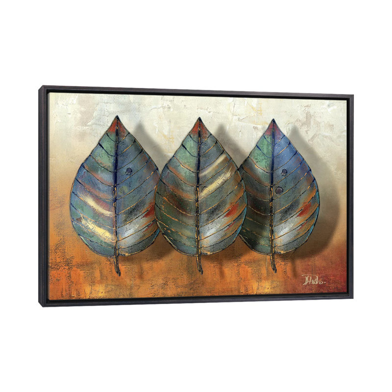 " Three Amigos II " by Patricia Pinto, No Mat, Distressed Black Framed, 32" H x 48" W x 1.5" D