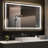 Carlecia LED Bathroom Mirror Backlight Mirror Touch Dimmable Wall Mount Anti-fog Smart Mirror-1267956063