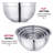 Stainless Steel Nested Mixing Bowl Set
