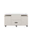 Table basse relevable moderne avec 2 tabourets pour le salon Rangement caché extensible + tiroirs