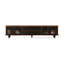 Meuble télé moderne en bois manufacturé noir-481878914