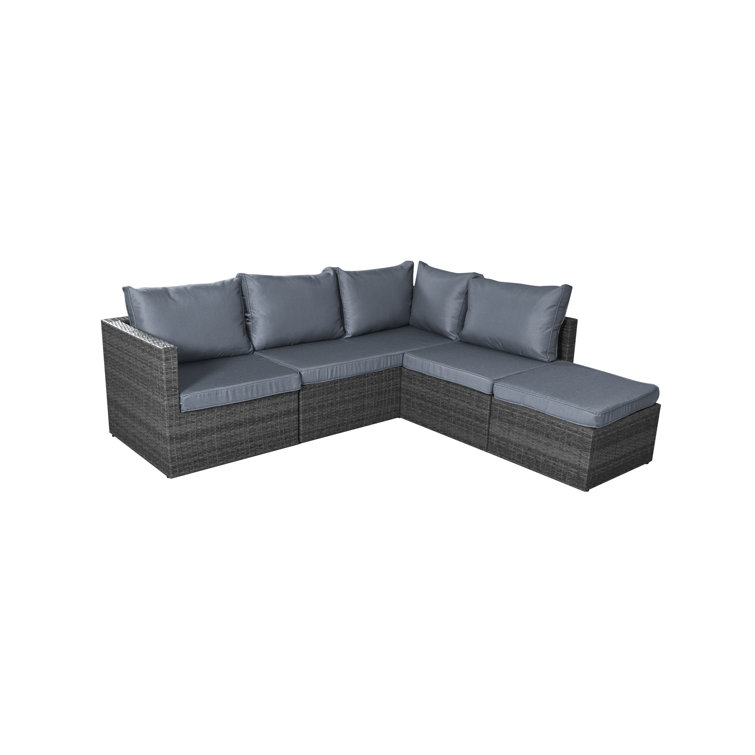 Esmerelda 6 - Person Garden Lounge Set with Cushions