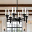 Chandelier with Glass Accents-42653588-42653590-42653587