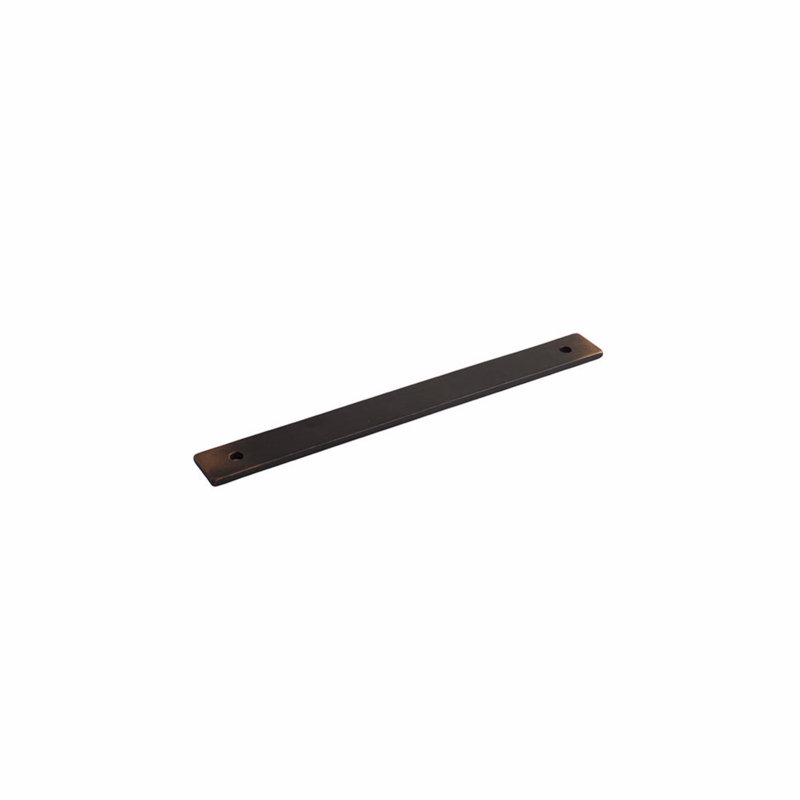 Schaub Vinci Backplate for Cabinet/Drawer Pull, Antique Bronze, 7" H x 0.75" W