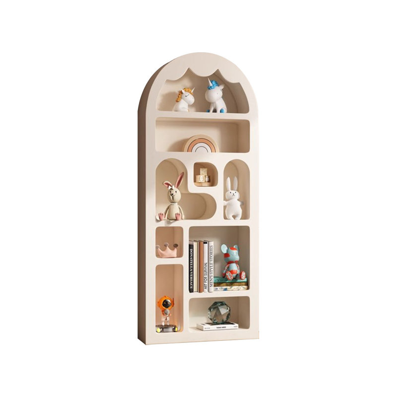 Beige Solid Wood Display Cases
