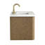 Ensemble de meuble-lavabo simple 30 po avec dessus en pierre reconstituée Liljan-1238032367