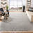 Brashear Hand Loomed Wool/Cotton Rug in Ivory/Black-731539988