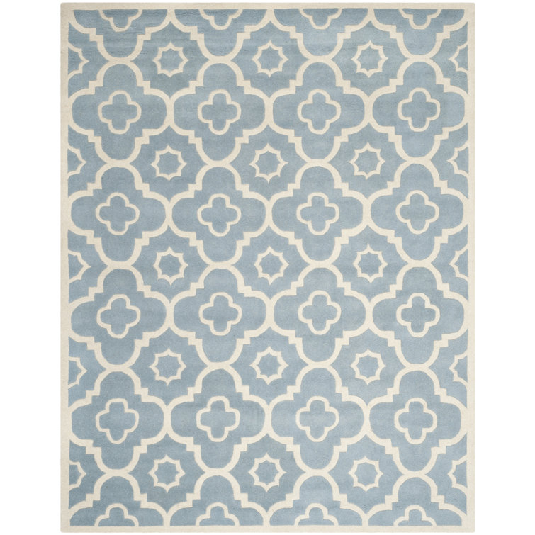 Carolene Hand Tufted Wool Geometric Rug