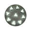 Plafonnier encastré simple 12 po 9 lumières