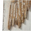 Ensemble de 2 panneaux muraux à oreilles en plumes avec finition blanche patinée, art mural suspendu, 42 po x 15,5 po
