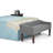 Parris 50"W Upholstered Contemporary Bench with Tufted Cushion and Solid Wood Legs-799954892