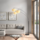 Amaryss 83'' Dark Bronze Arched Floor Lamp
