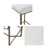 Marino Backless Upholstered Counter Stool