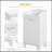 Versatile Bathroom Storage Cabinet With Pull Out Basket And Elevated Base