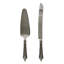 Berry & Thread Cake Knife And Server Set/2Pc - Polished