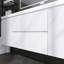 Meuble-lavabo mural double 60 po avec lavabo en résine Cararra