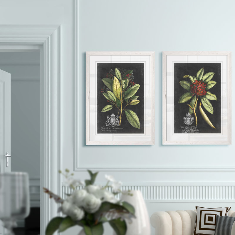 «Royal Foliage III» par Vincent Van Gogh - cadre photo 2 pièces, reproduction d'art, H 20 po x l 16 po x P 1,25 po, Blanc