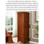Armoire à porte simple en bois de cerisier de style américain