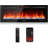 Howey Smart WiFi Infrared Electric Fireplace with Sound Crackling and Realistic Flame, 1500W Quartz Heater-2094534424