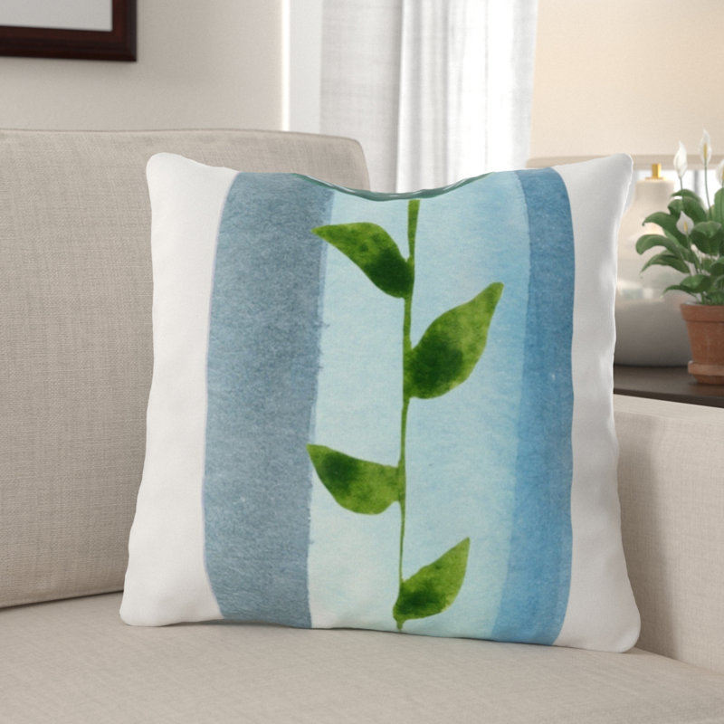 Dieter Outdoor Reversible Throw Pillow, Microsuede, Indoor
