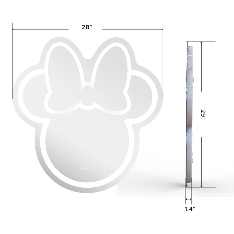 IMPRESSIONS VANITY · COMPANY Disney Mickey Mouse Wall Mirror Smart ...