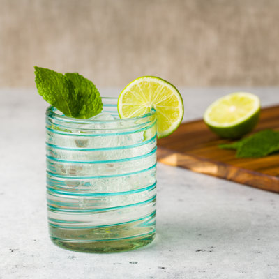Verre mexicain soufflé à la main Meridia