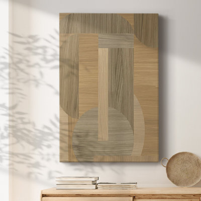 Texture Obscura I Framed On Canvas Print