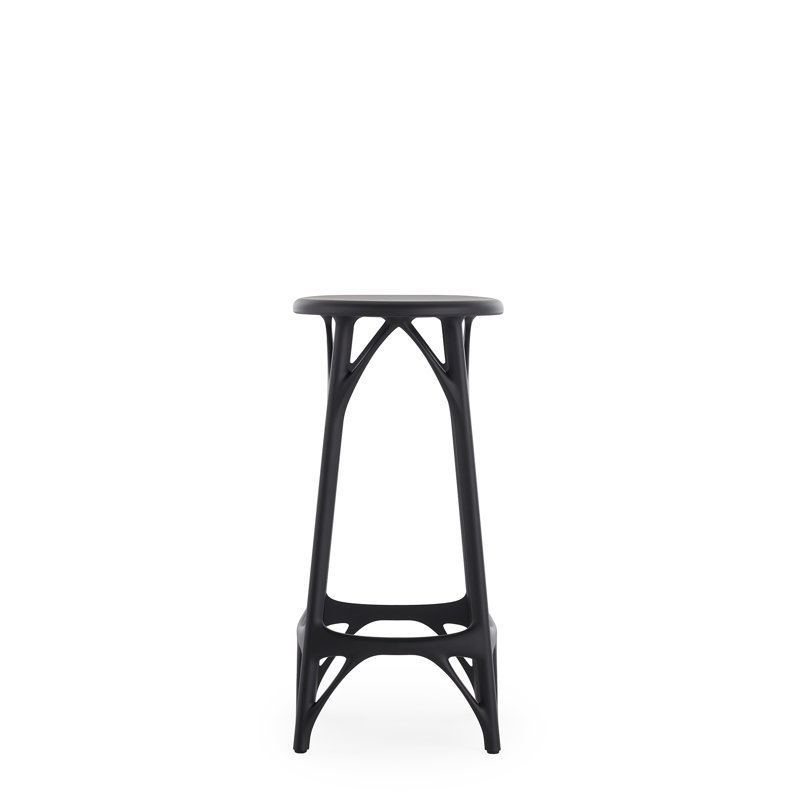A.I. Stool Light, Counter Stool (26" Seat Height), Black
