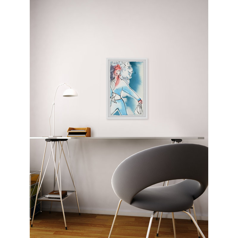 The Diva by Parvez Taj - Single Picture Frame Painting, 91 cm H x 61 cm W