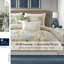 Ensemble de literie en coton Coastal, motif tropical pour le confort de la maison