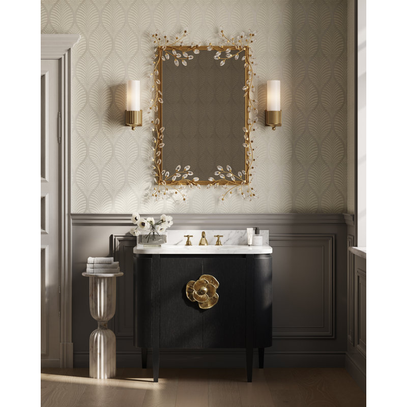 Briallen 36" Vanity with Oval Undermount Sink, Black